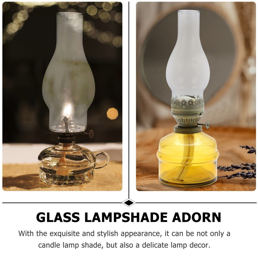 Clear Oil Lamp Chimney Glass Kerosene Lamp Chimney Glass Lamp Chimney Shade