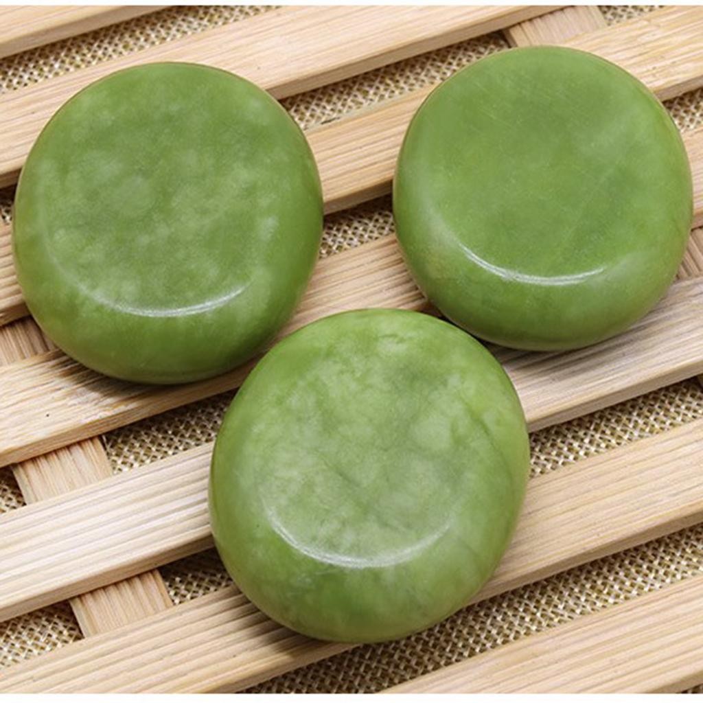 Professional Natural Jade Massage Stones Hot Cold Stone for Body