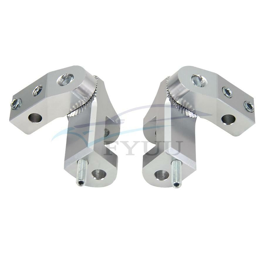Universal CNC Aluminum Motorcycle Foot peg Passenger Footpeg Lowering Kit