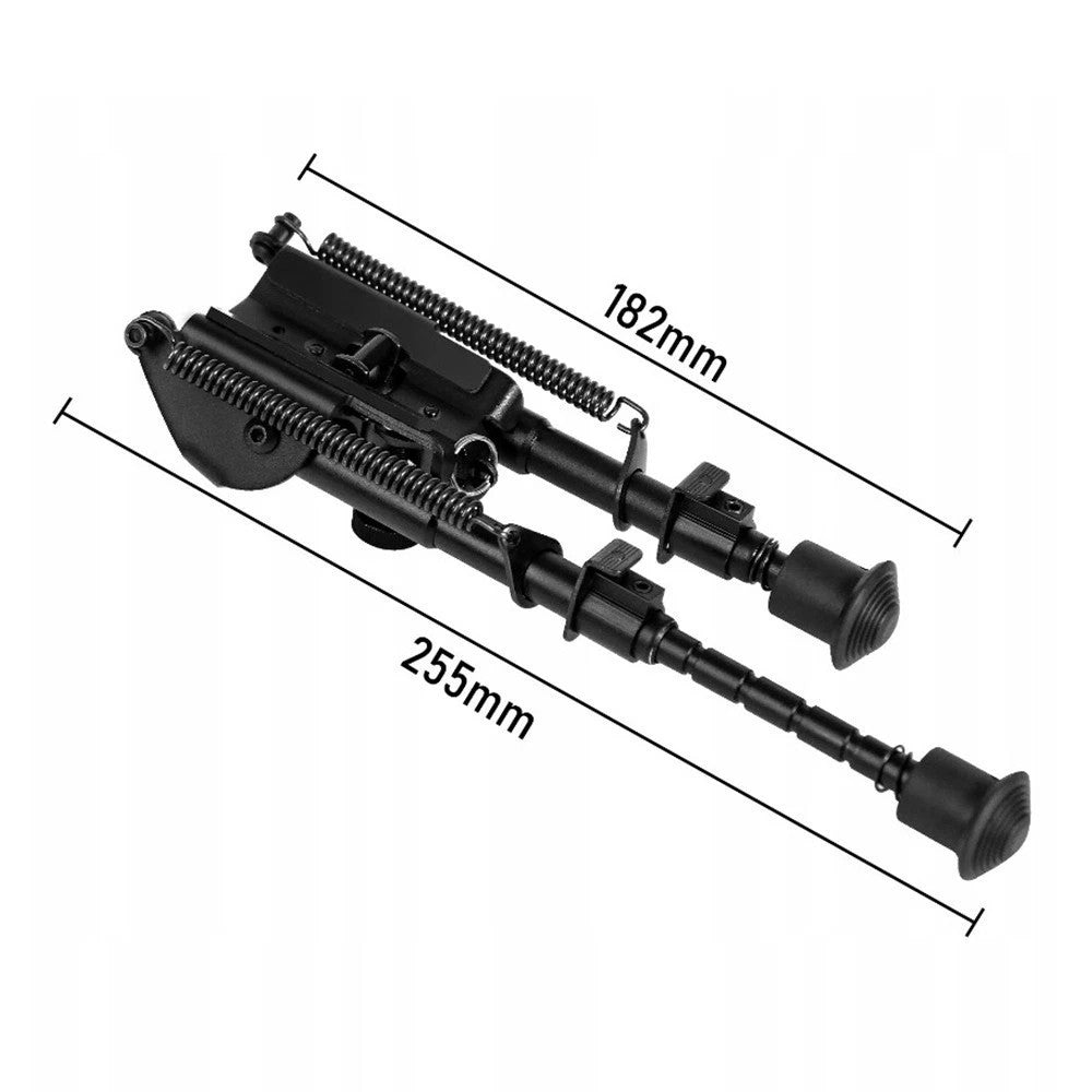 360°Swivel Sling Bipod Spring Picatinny Rail Tactical Bipod Mount Stud Air Rifle