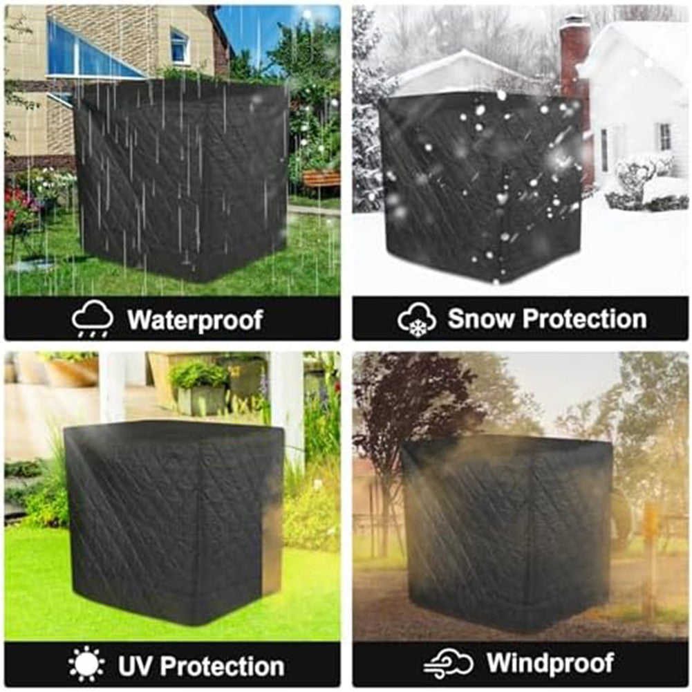 Thermal Insulation IBC Tank Cover for 1000L Water Tanks Frost and UV Protection
