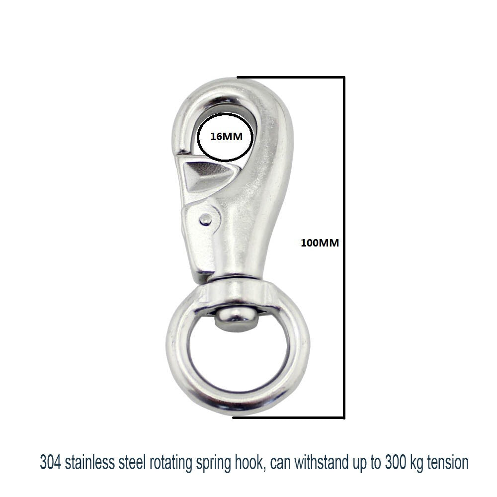 500lb Capacity Hammock Swing Chair Hanging Hooks Kit Stainless Steel Mount Hooks