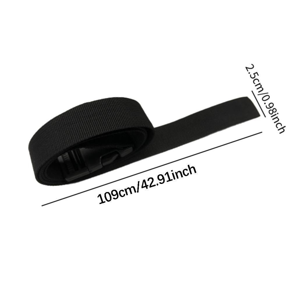 1m 25mm Golf Trolley Webbing Straps with Quick Release Buckle 2 Piece