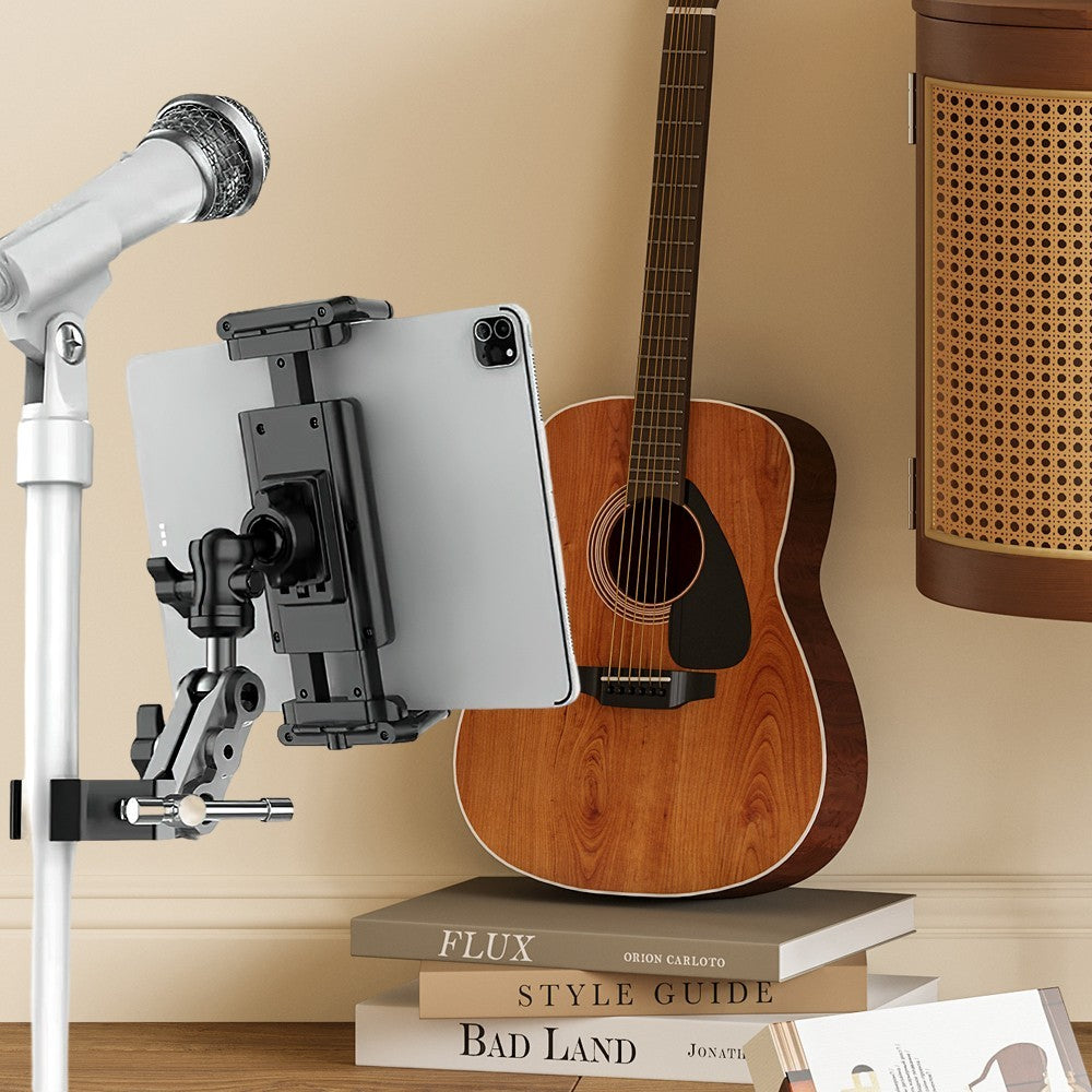 Tablet Stand iPad Holder 360° Adjustable Tablet Clamp Mount for Exercise Bike