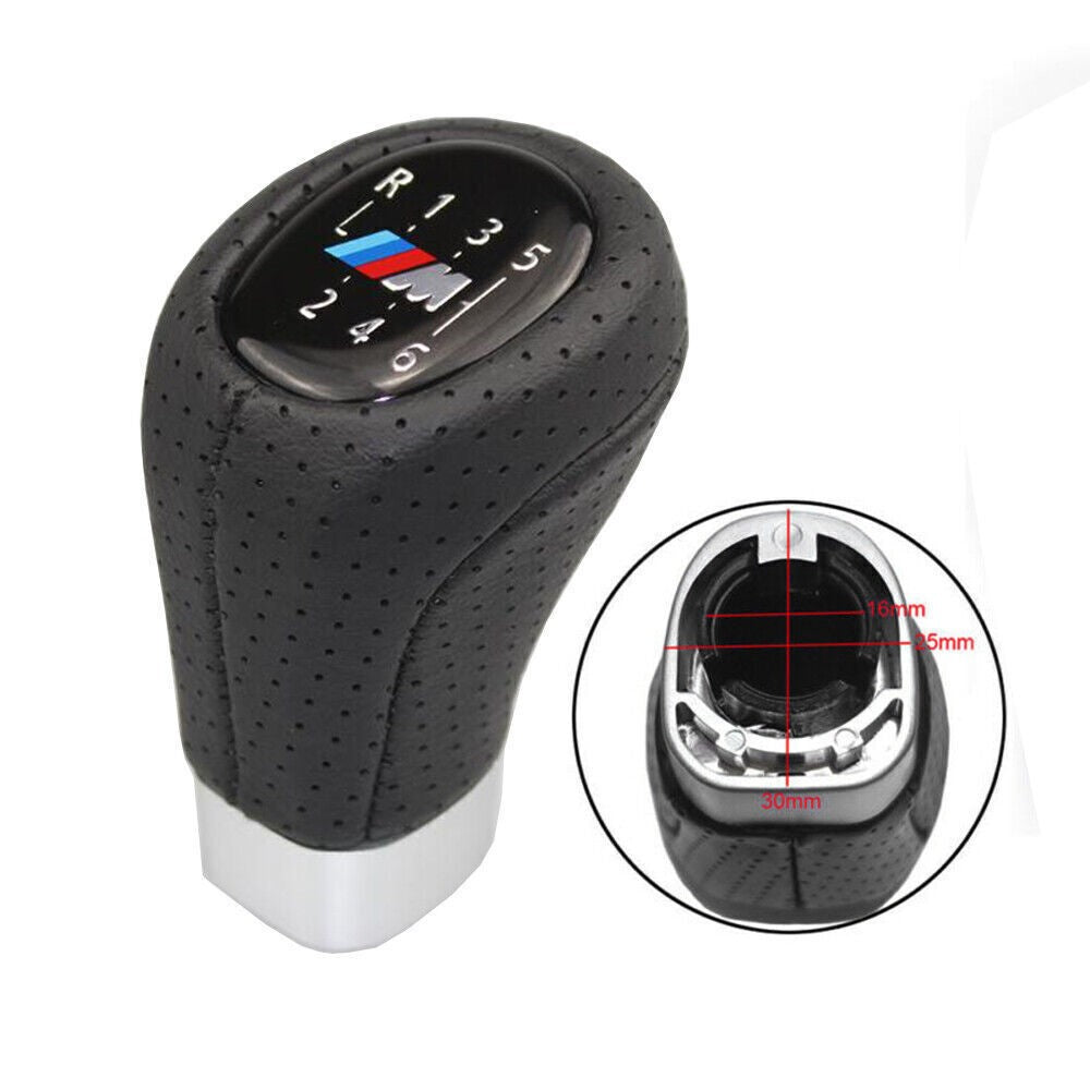 For BMW 3er 5er E46 E90 F10 E60 M-Sport 6 Gear Shift Knob Shift Lever