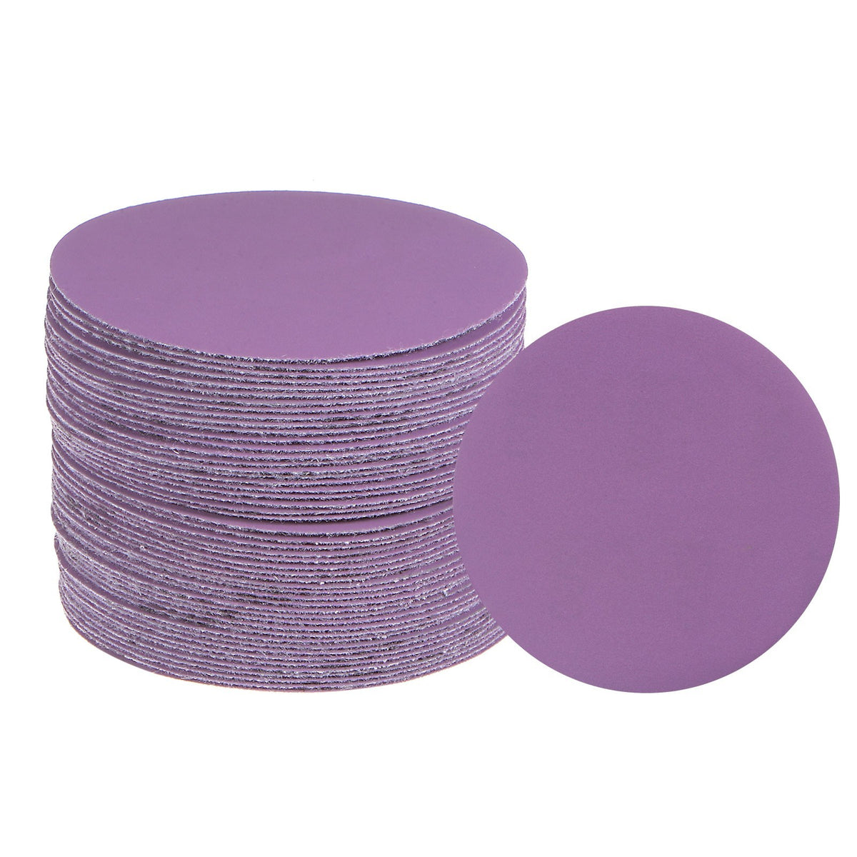 50pcs 1200 Grit Purple Sanding Discs 3 Inch Hook and Loop Circular Sandpapers