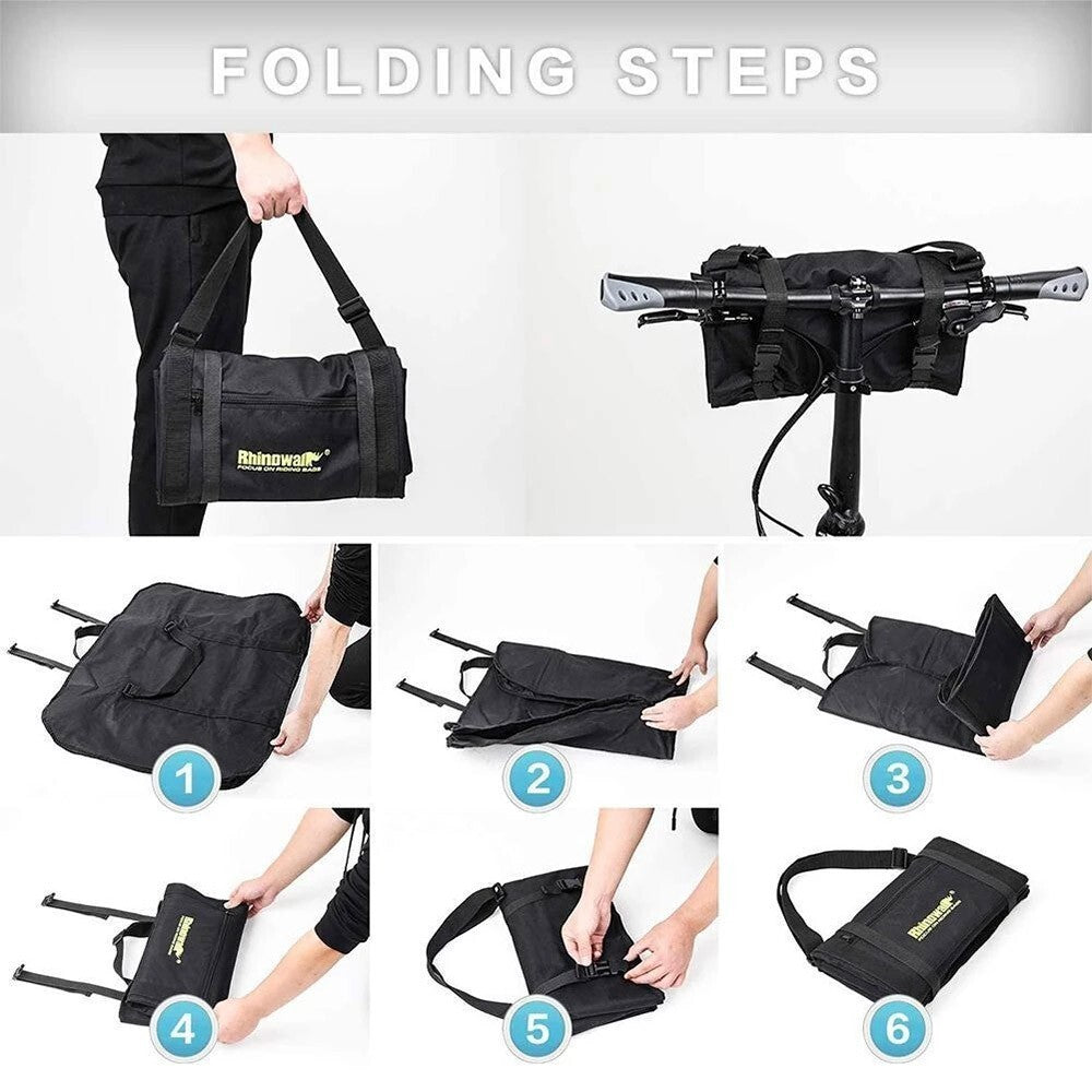 20 Inch Black Folding Bike Bicycle Carrier Bag Carry Transport Travel Pouch Case