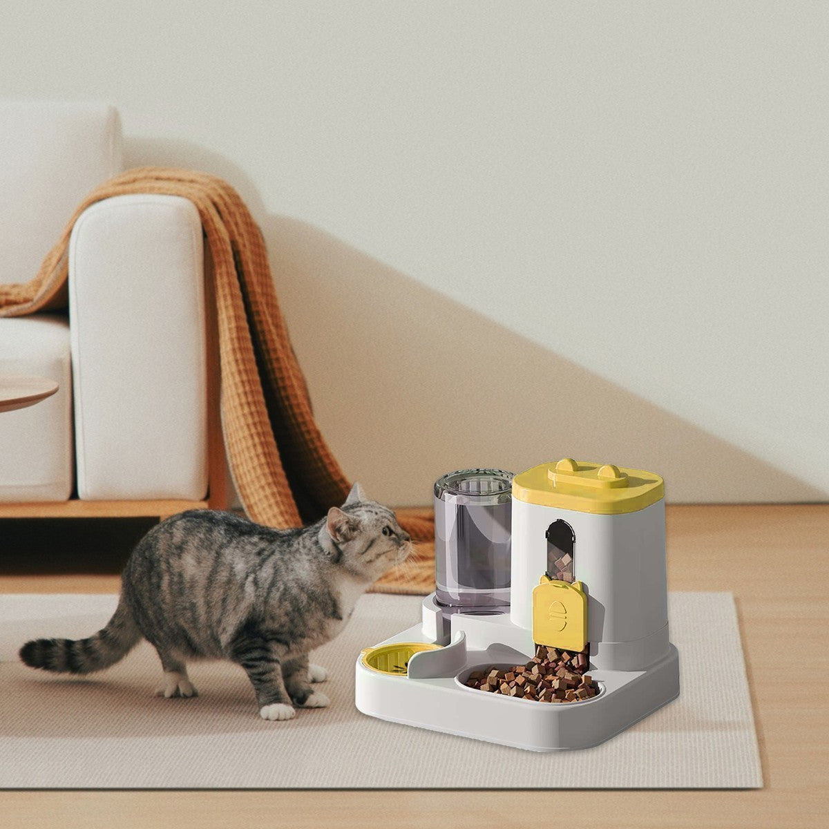 Pet Dog Puppy Food Dispenser Automatic Cat Feeder Water Dispenser Dry Wet