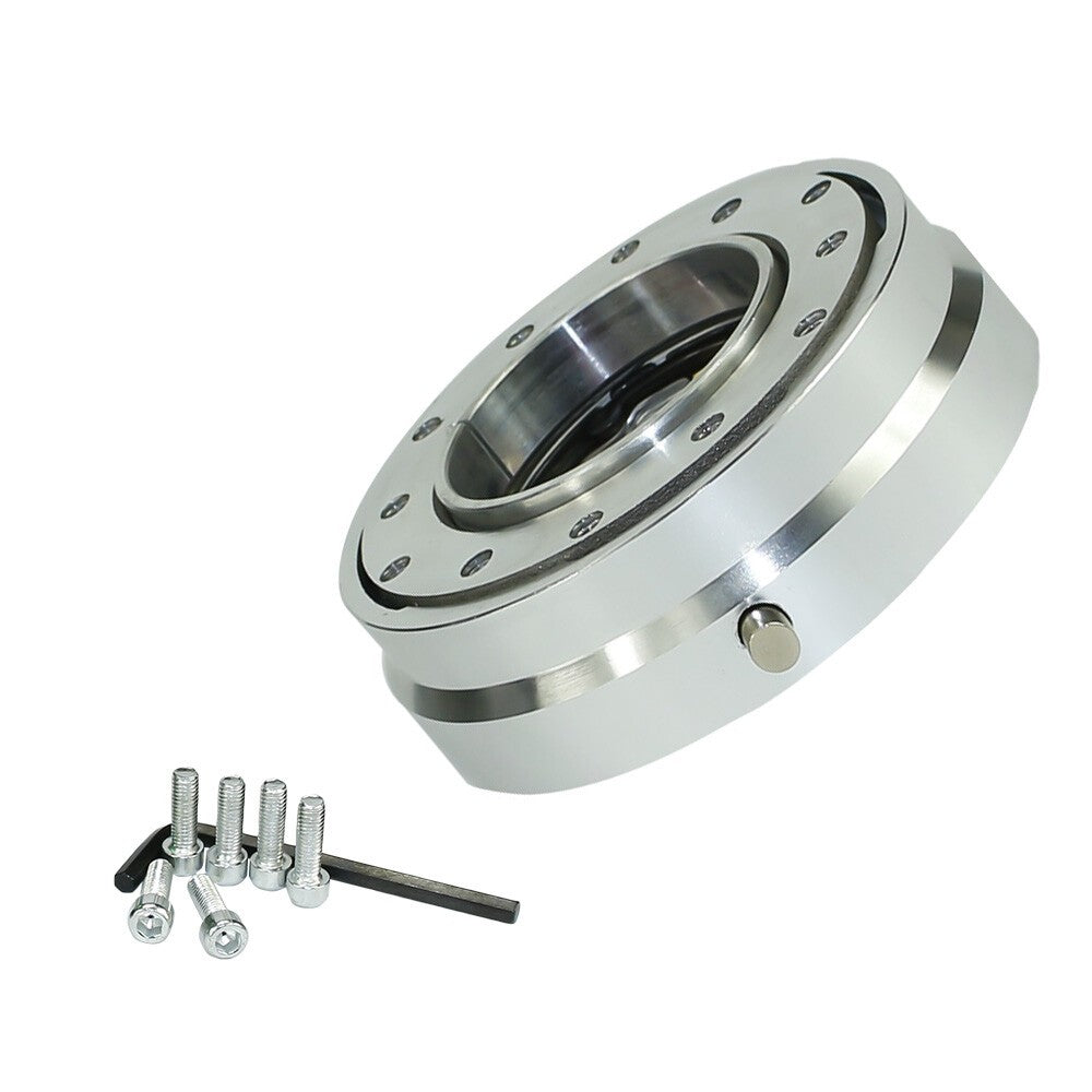 Universal Car Steering Wheel Quick Release Hub Racing Adapter Snap Off Boss Kit