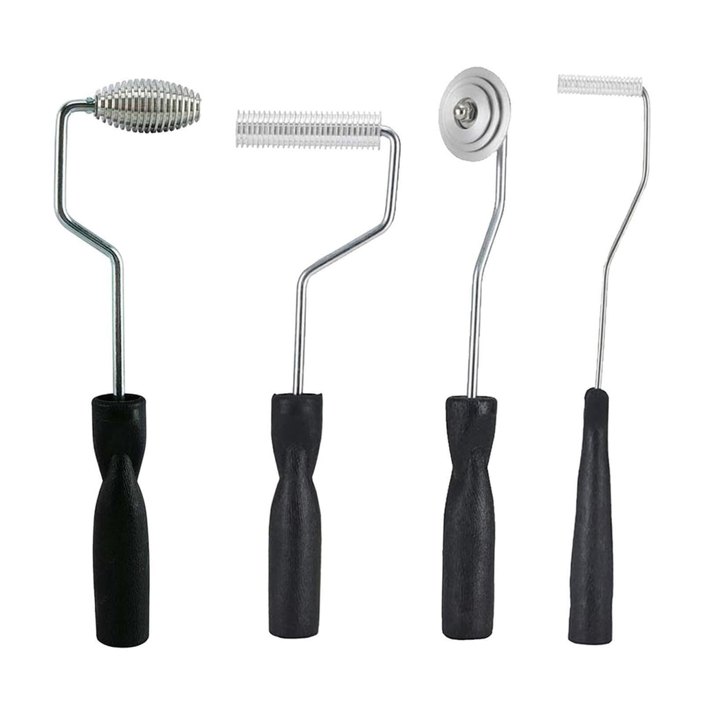 4pcs Bathtub Boat Repair Fiberglass Laminating Roller Bubble