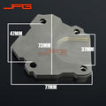 CNC Enlarge Foot Kickstand Side Stand Extension Plate Pad Stainless Steel
