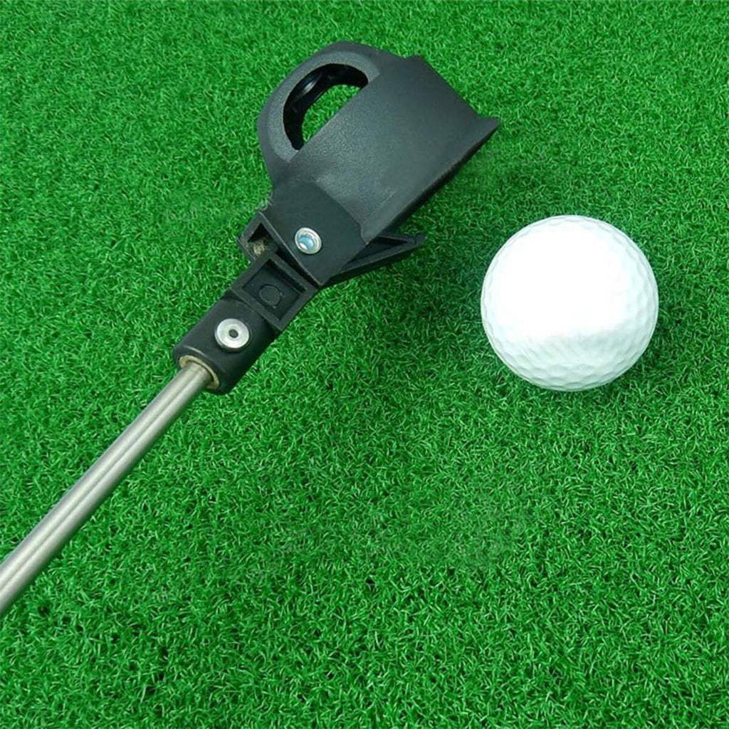 2m Telescopic Pocket Golf Ball Pick-Up Compact Retriever Automatic Lock Scoop