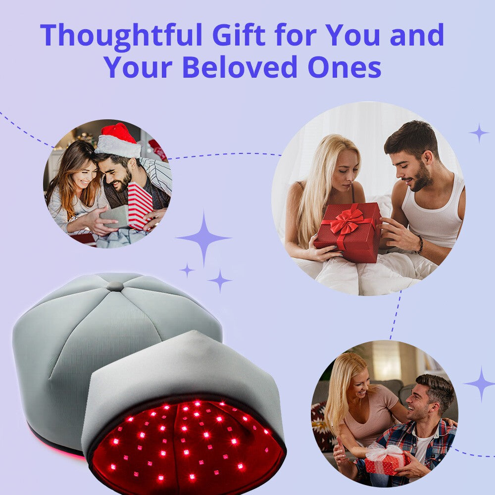240 LED Infrared Red Light Therapy Cap Hat Hair Loss Regrowth Treatment Helmet