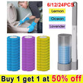 UK Disposable Toilet Brush Replacement Heads – Three Colors & Scents