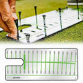 Golf Putting Training Mirror Eyeline Alignment Practice Aid Portable UK NEW~