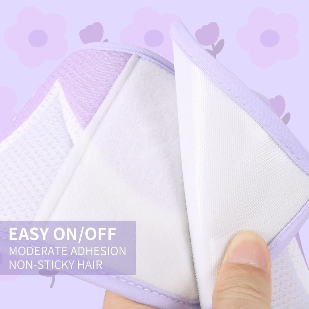 Soft Cat Cone Purple Recovery Collar Stop Licking and Scratching Cat Collar