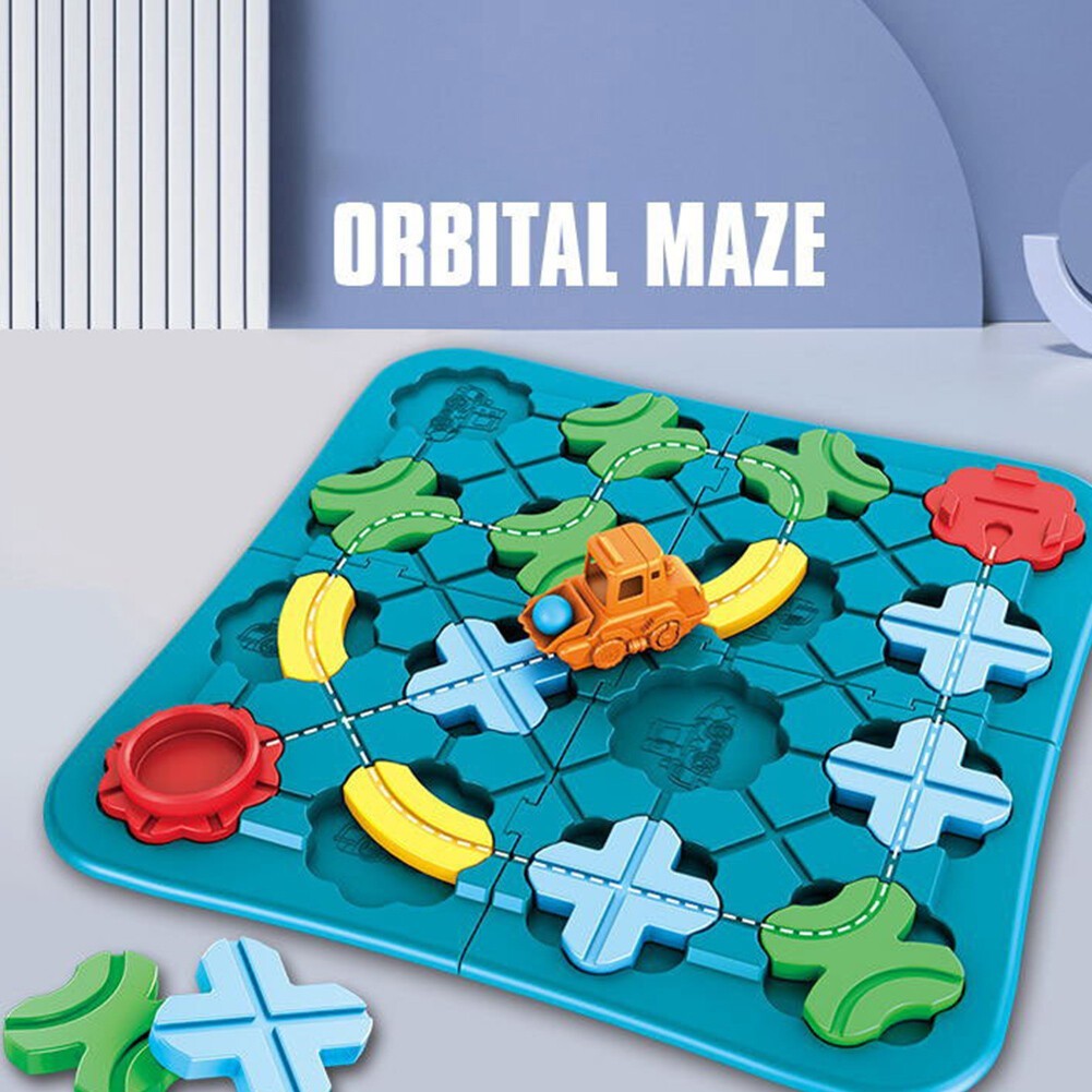 Kids Toys Montessori Toys Build-A-Track Brain Teaser Puzzles for Boys Girls