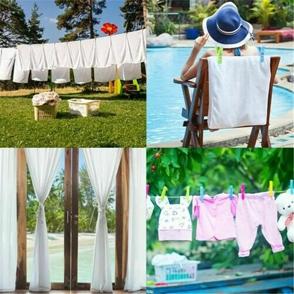 4x Beach Towel Clips Plastic Quilt for Laundry Sunbed Sun Lounger Clothes Pegs