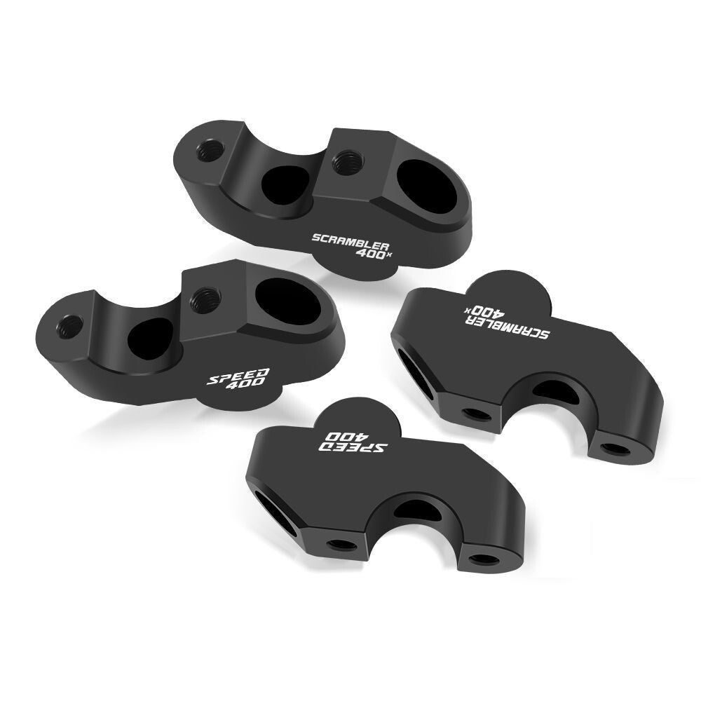 Motorcycle Pull-Back Handlebar Risers For Triumph Speed 400 Scrambler 400X 2024+