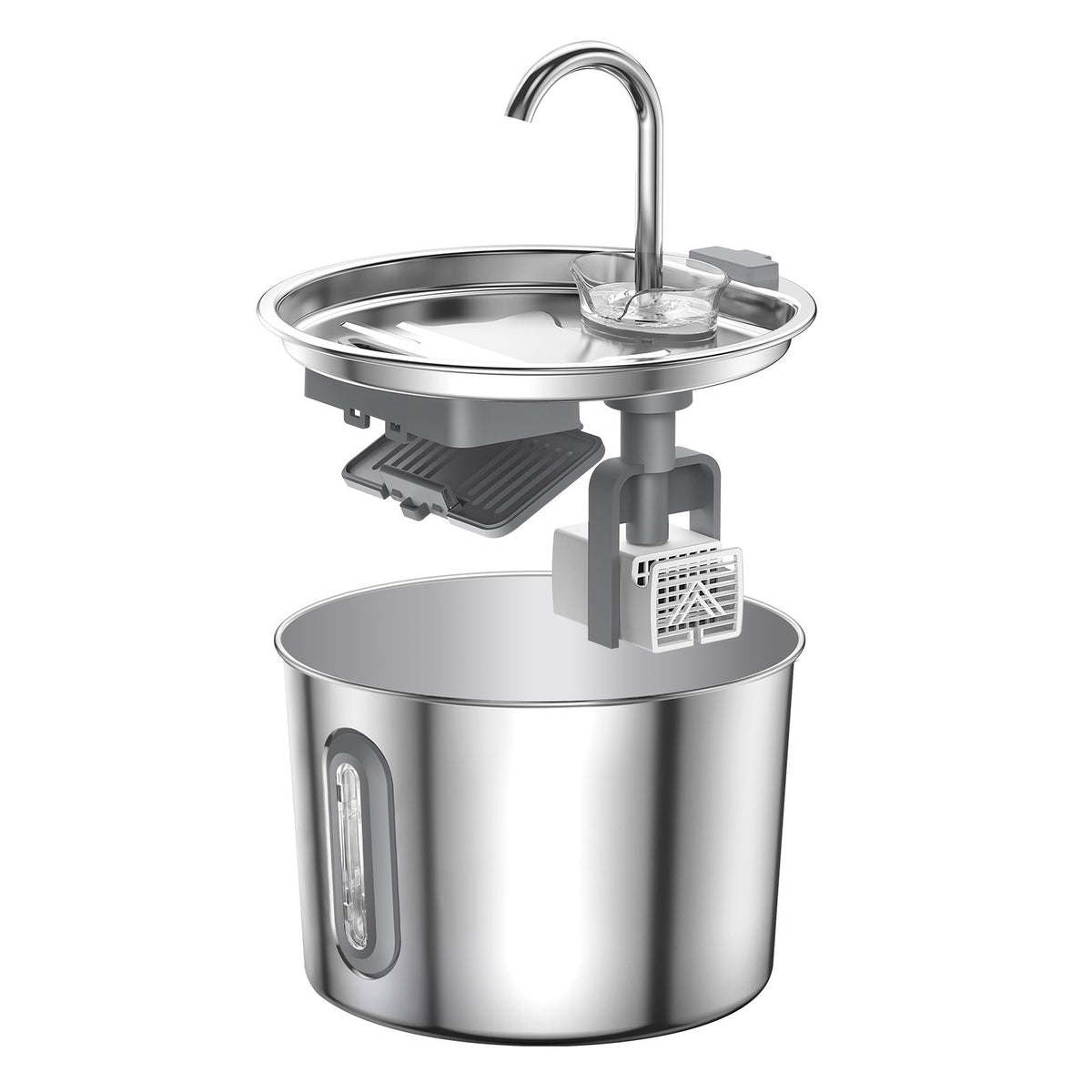 Pet Water Fountain 2.2L Automatic Dog Drinking Fountain Filtered Cat Water Bowl