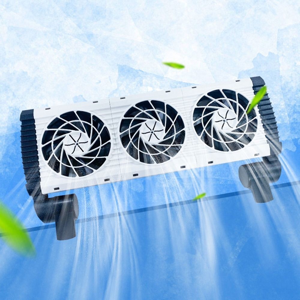 Aquarium Chiller Fish Tank Cooling Fan System With Adjustable Speeds Bracket