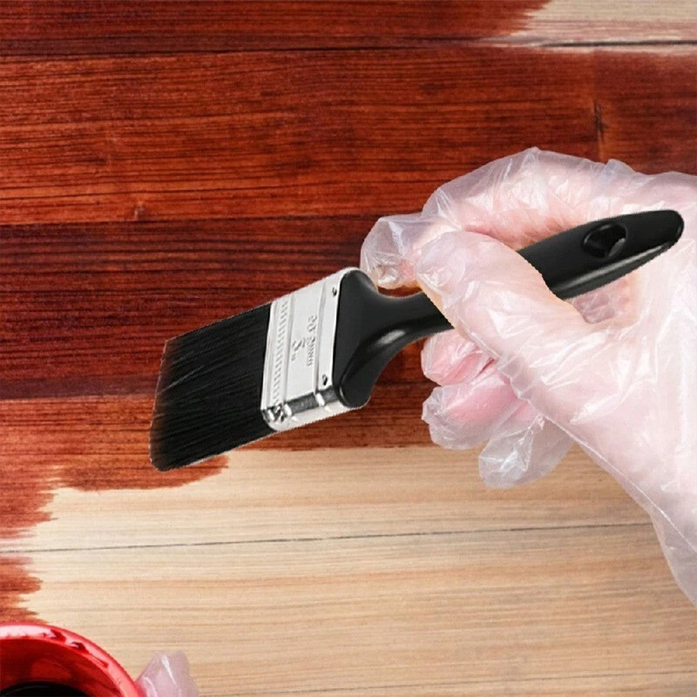 Set Paint Rollers Extension Pole Tray Brush Roller Sleeves Painting Wall Ceiling