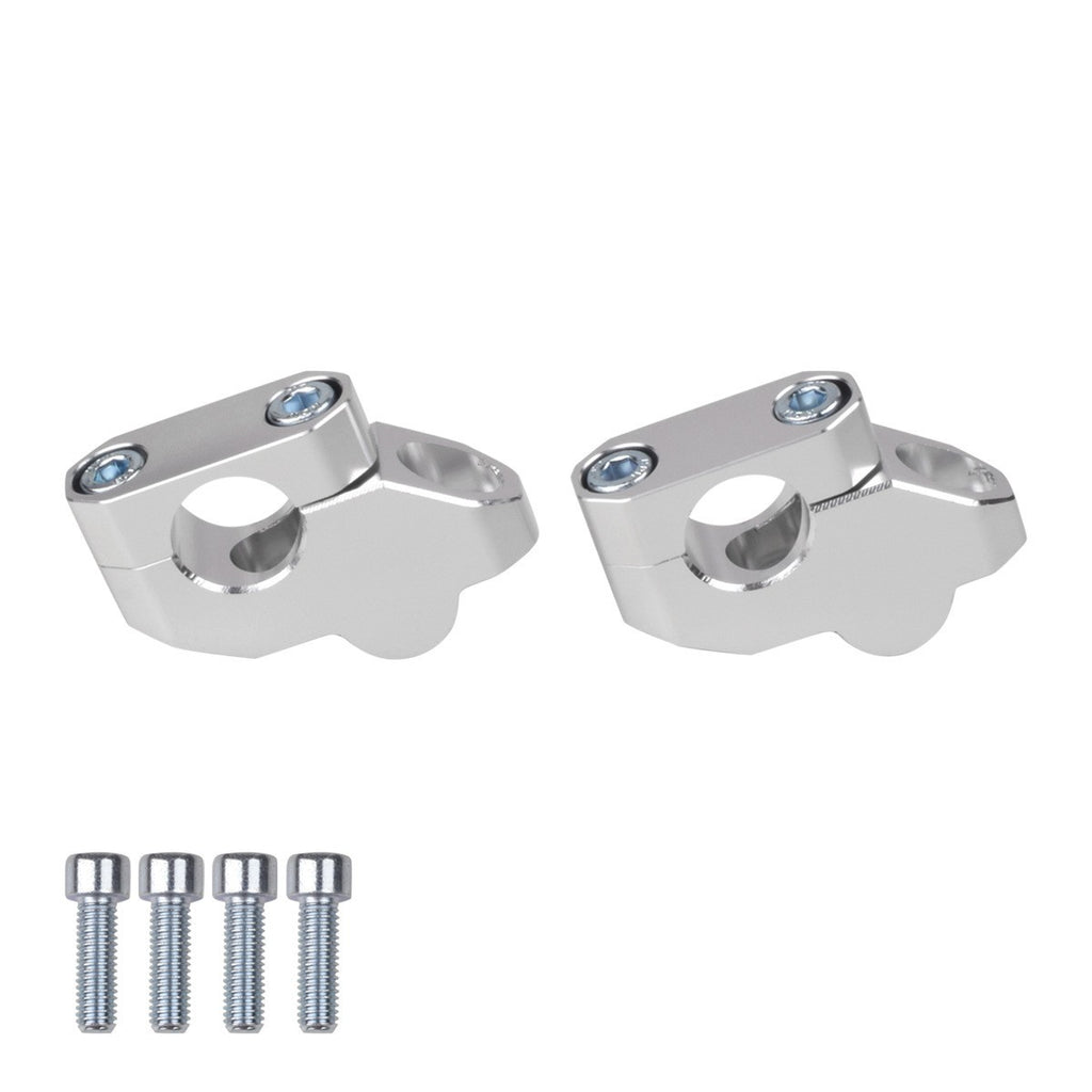 2Pc 22mm Aluminum Motorcycle Handlebar Extension Back Moved Up Handle Bar Risers