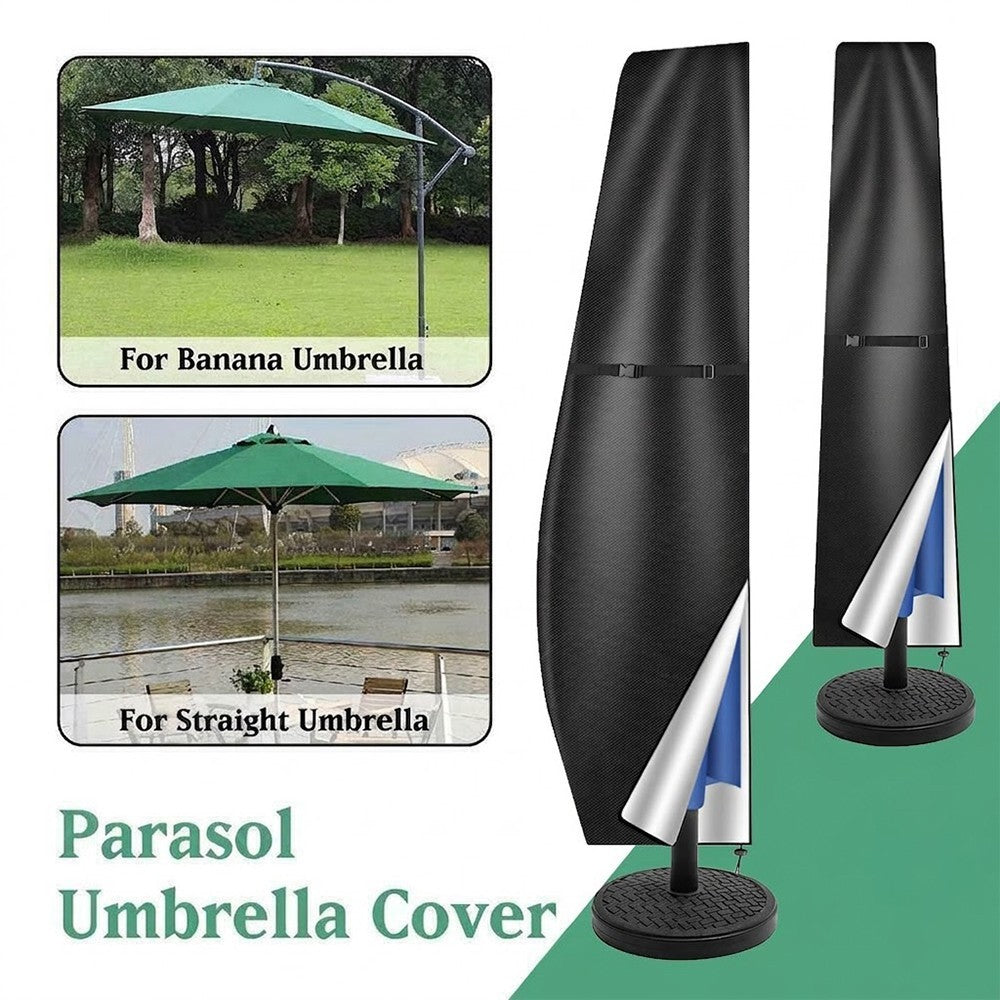 Outdoor Parasol Protective Cover Waterproof for 2M-4M Cantilever Banana Umbrella