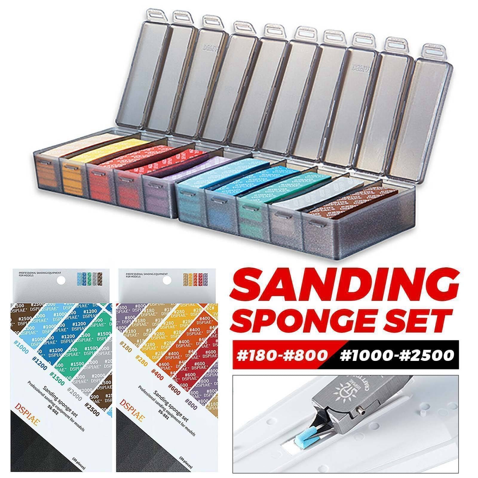 Sanding sponge for Dspiae GK military model sandpaper sanding tool kit