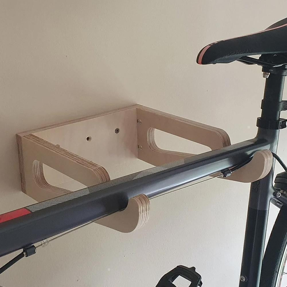 Bicycle wall mount wooden inner storage rack for road bikes/mountain bikes