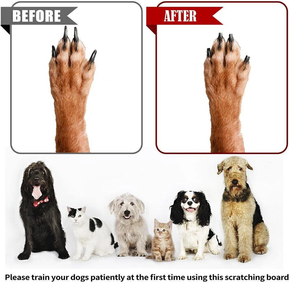 File Double Sided Mat Scratch Board Pet Nail Care Grind Nails Dog Scratch Pad UK