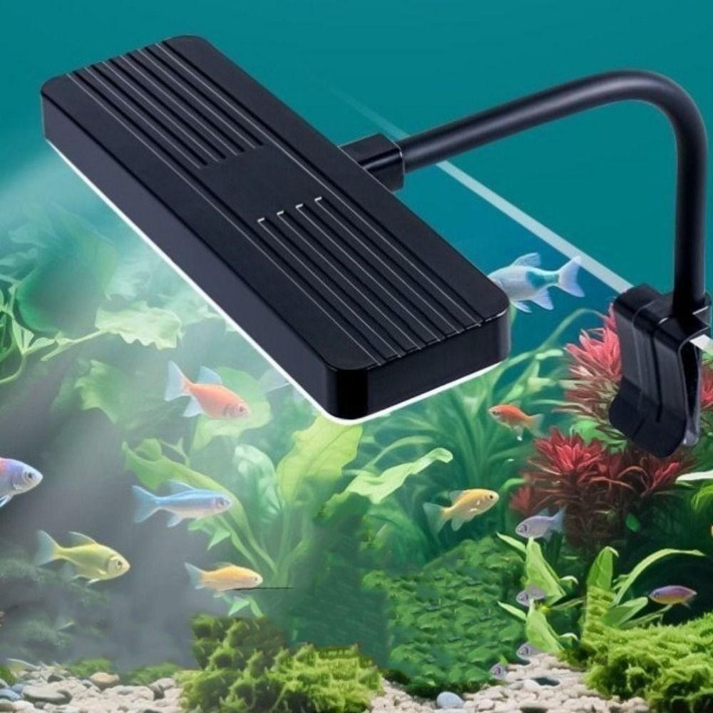 USB Aquarium LED Light Full Spectrum Aquatic Plant Grow Lamp Fish Tank Adjustabl