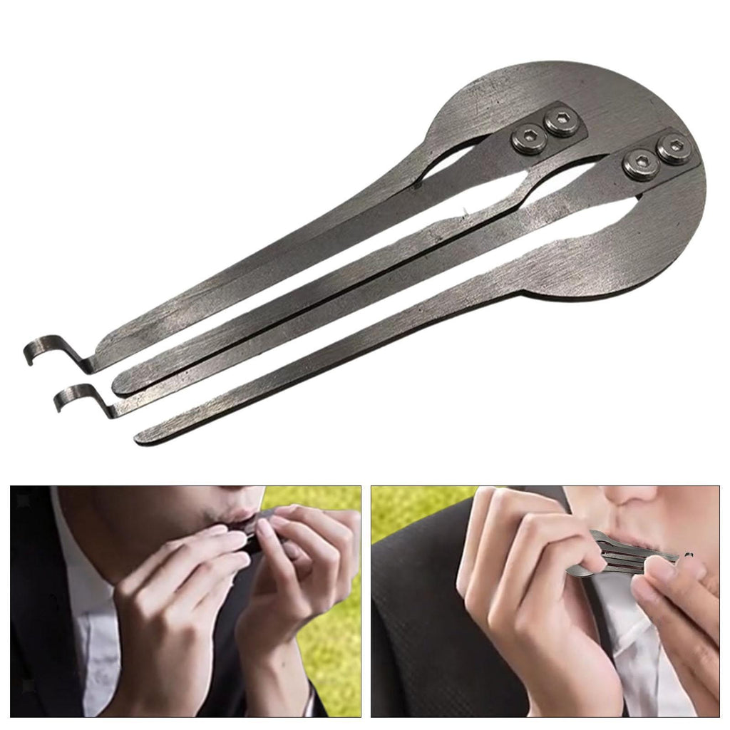 1 piece Portable Jaw Harp Double Tone Metal Ethnic Folk Instrument for Beginners