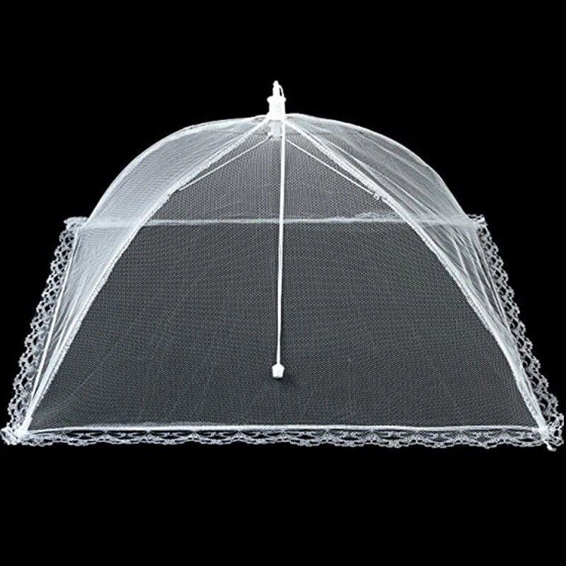 Collapsible Food Covers Nets Mesh Insect Fly Protector Kitchen Outdoor BBQ