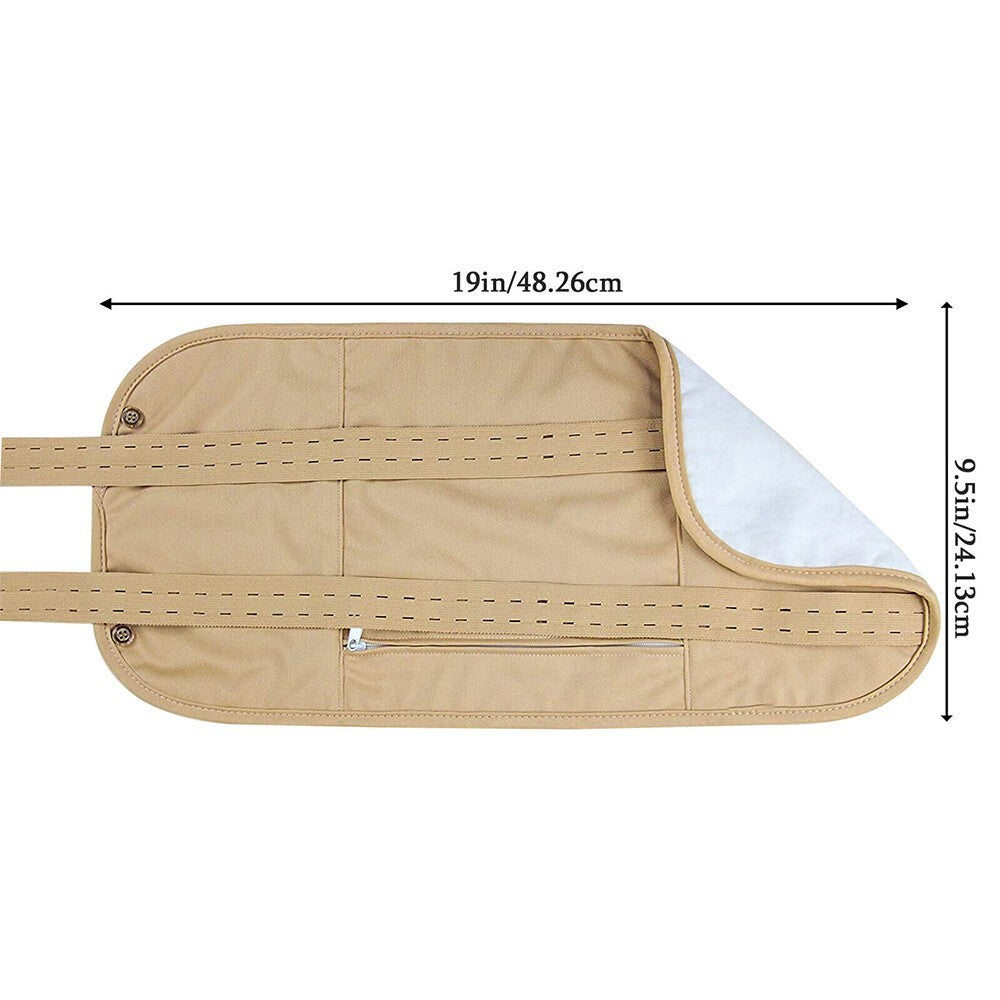 Reusable Organic Castor Oil Pack Compress Waist Wrap belt Kit for Liver Sleep