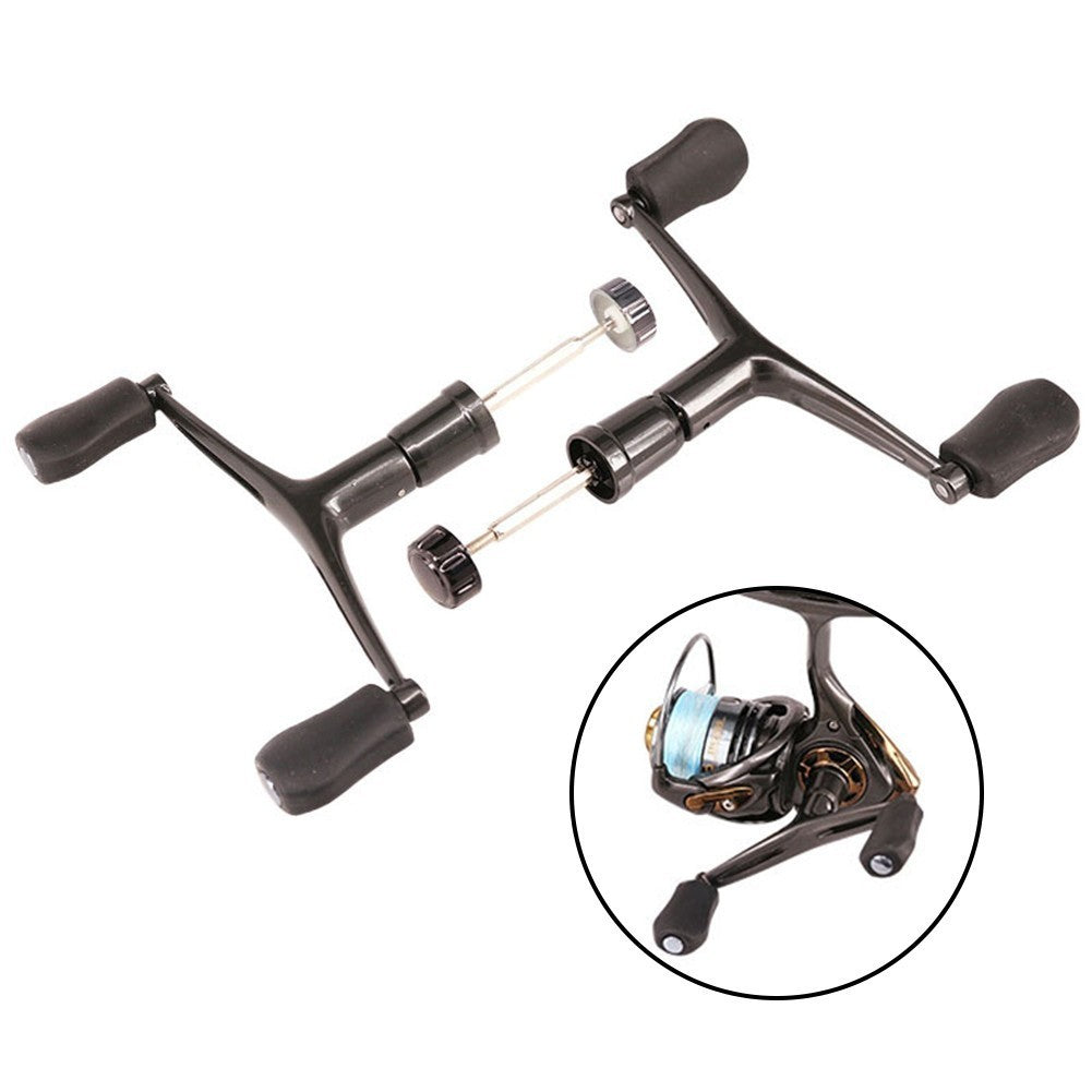 Metal Fishing Reel Double Rocker Arm Modified Handle For Daiwa
