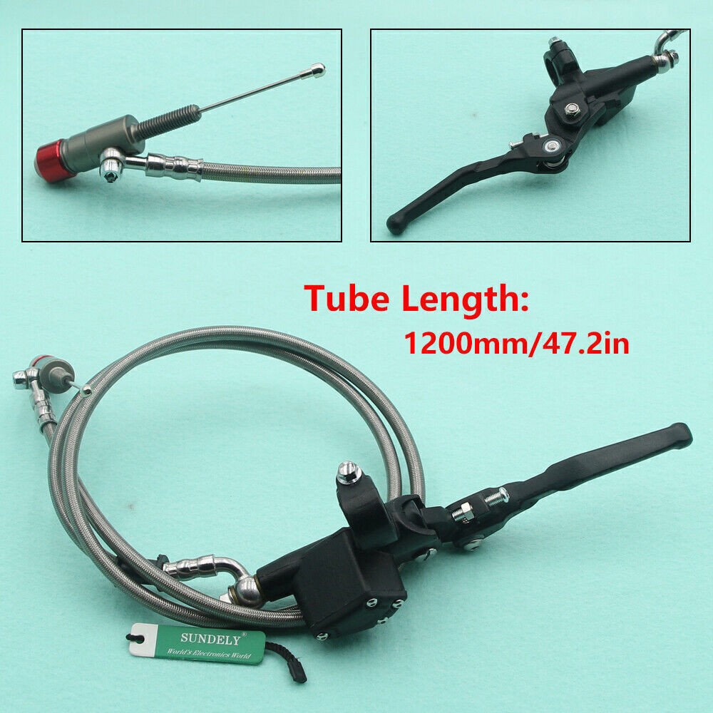 1.2M Hydraulic Clutch Lever Black Master Cylinder Dirt Pit Bike Motorcycle 7/8"