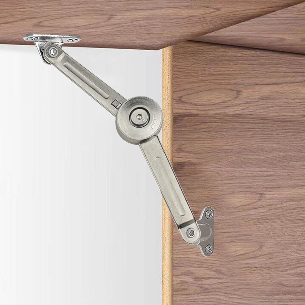 4X Kitchen Cabinet Cupboard Door Lift Up Strut Lid Flap Stay Support Hinge Tool