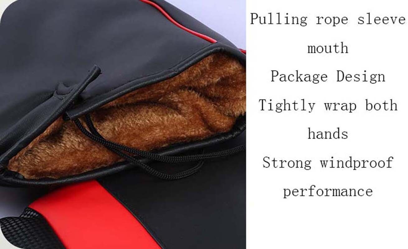 Handlebar Hand Muffs Warmer Winter for Motorcycle Scooter Bike Gloves Durable
