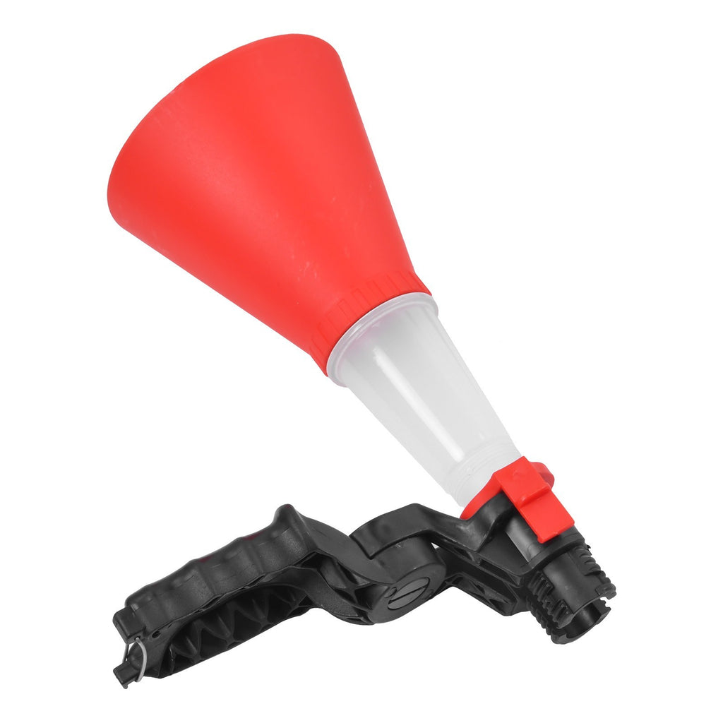 Universal Handsfree Car Engine Oil Funnel Gasoline Filling with Adjustable Clamp