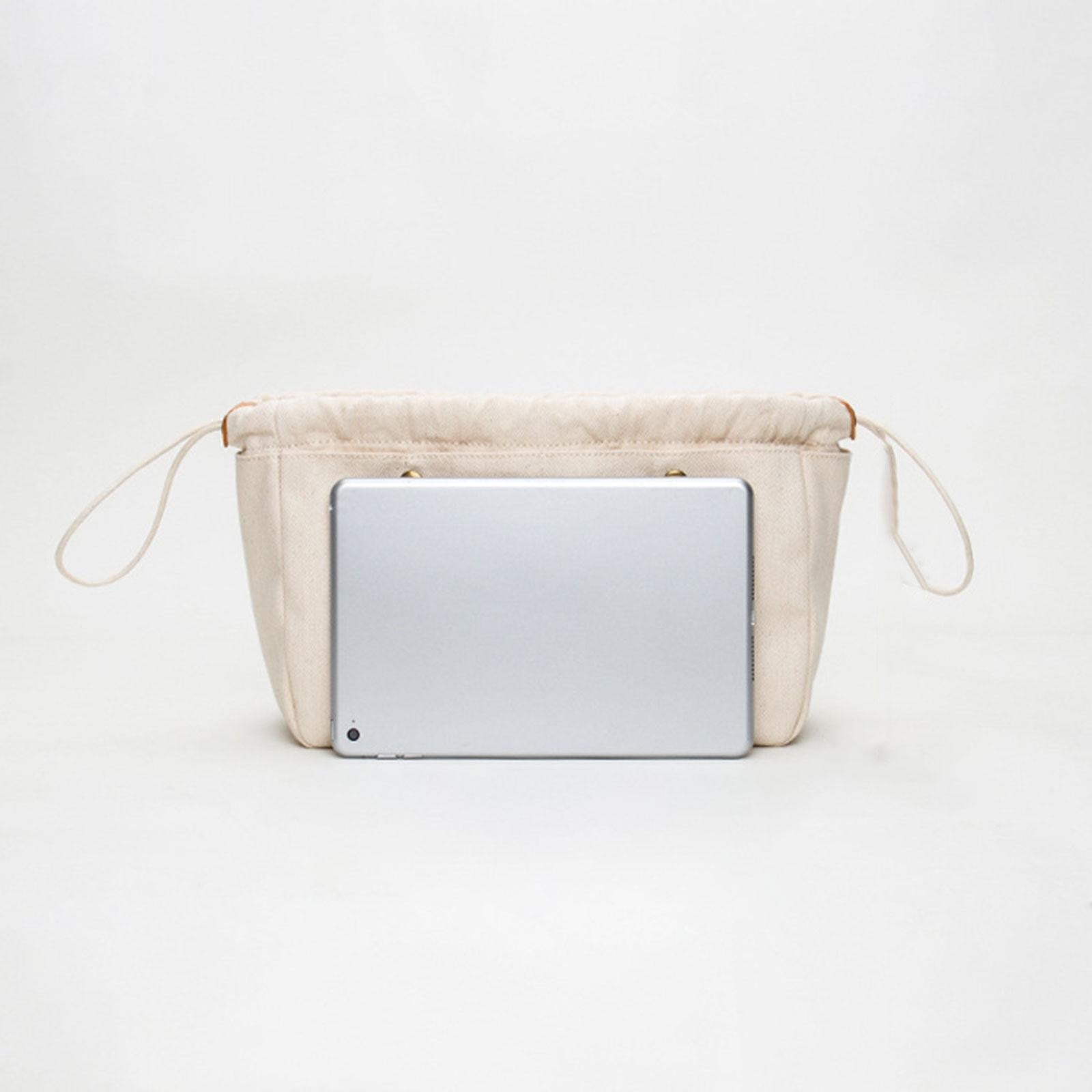 Canvas Bag Organizer Handbag Liner Lightweight Large Capacity Bag Insert Tote