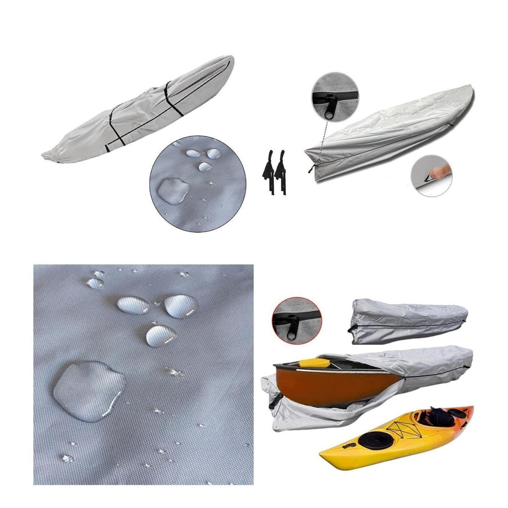 Heavy Duty Kayak Storage Cover with Waterproof ZIP and UV Resistant Material