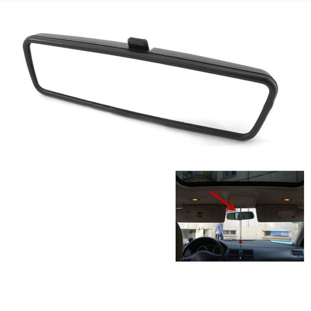Black Interior Rear View Mirror For VW T5 Audi Golf Transporter Caddy Seat Skoda