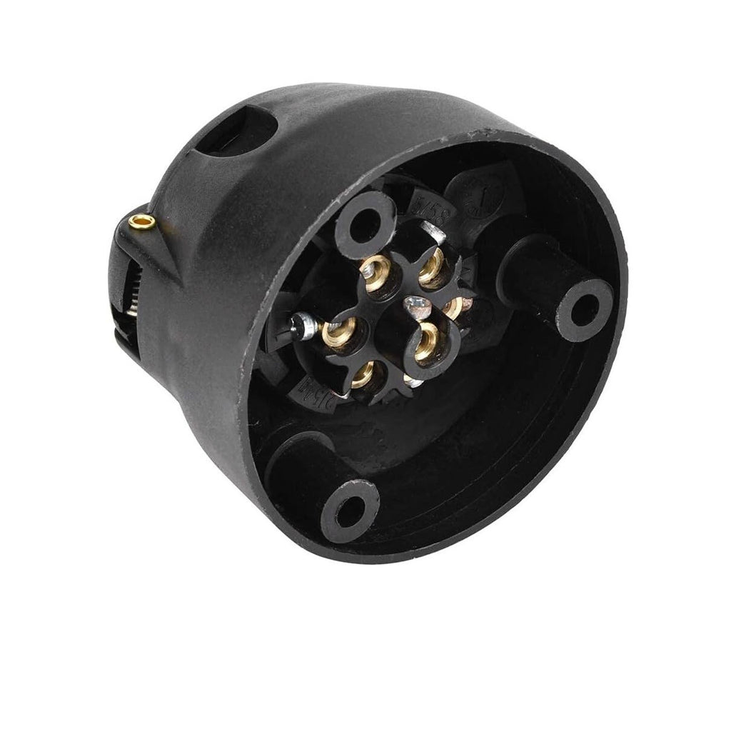 7 Pin Towing Electrics Plug And Socket 12n Type For Caravan Trailer Lights SET