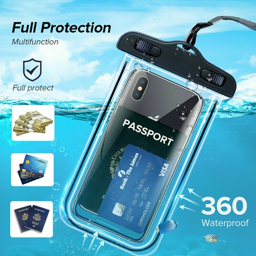 Waterproof Case Underwater Universal Pouch Phone Cover Dry Bag for Smart phones