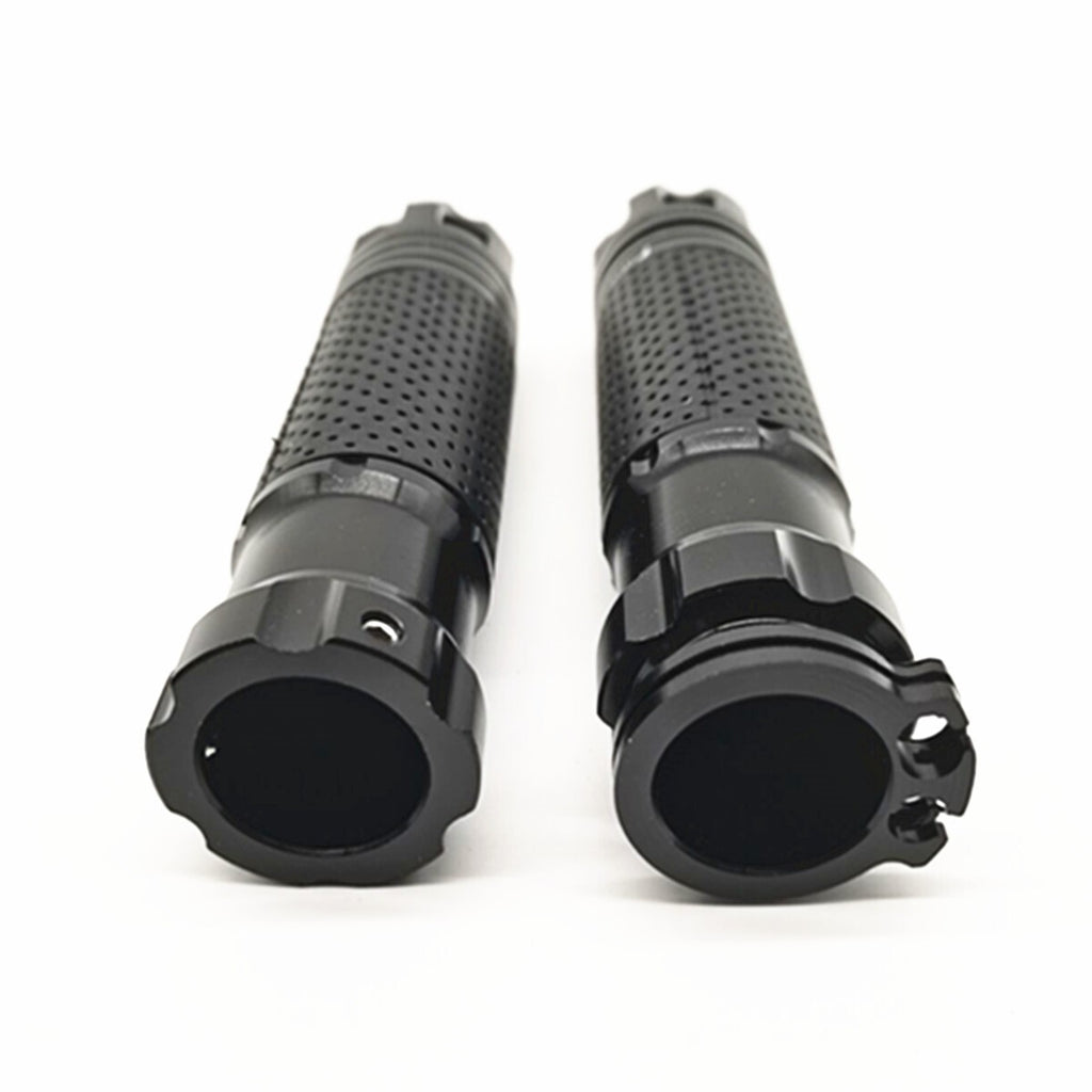 1 Pair Throttle Twist Tube CNC Hand Grip For Motorcycle 7/8in 22mm Handlebar