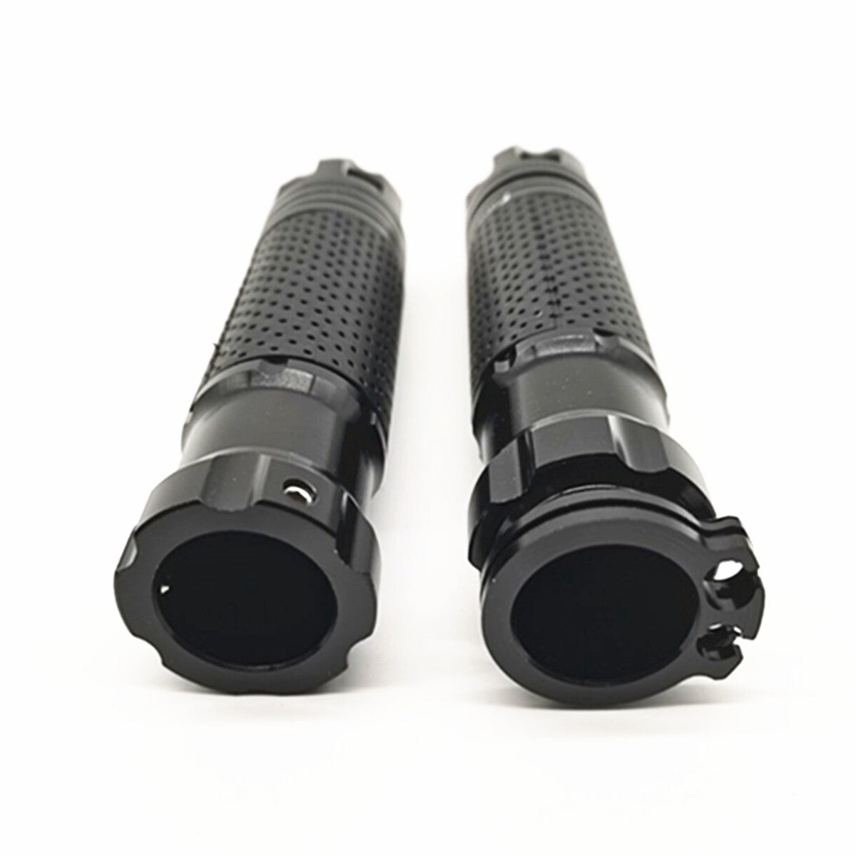 1 Pair Throttle Twist Tube CNC Hand Grip For Motorcycle 7/8in 22mm Handlebar