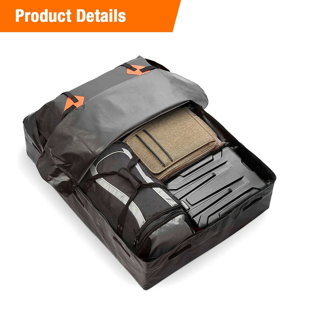 Universal Car Travel Roof Bag Cargo Storage Rack Luggage Carrier Box Waterproof