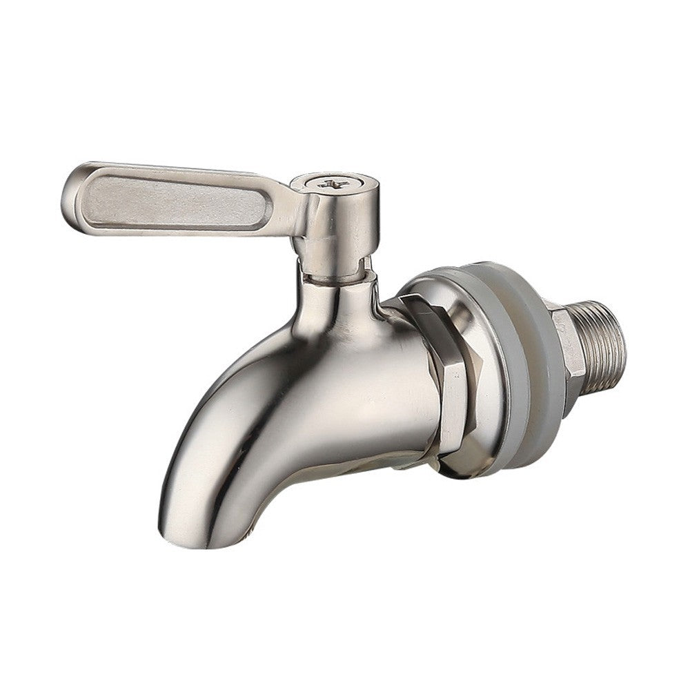Stainless Steel Dispenser Tap Thread Dia Bottled Water Dispenser Spigot Faucet