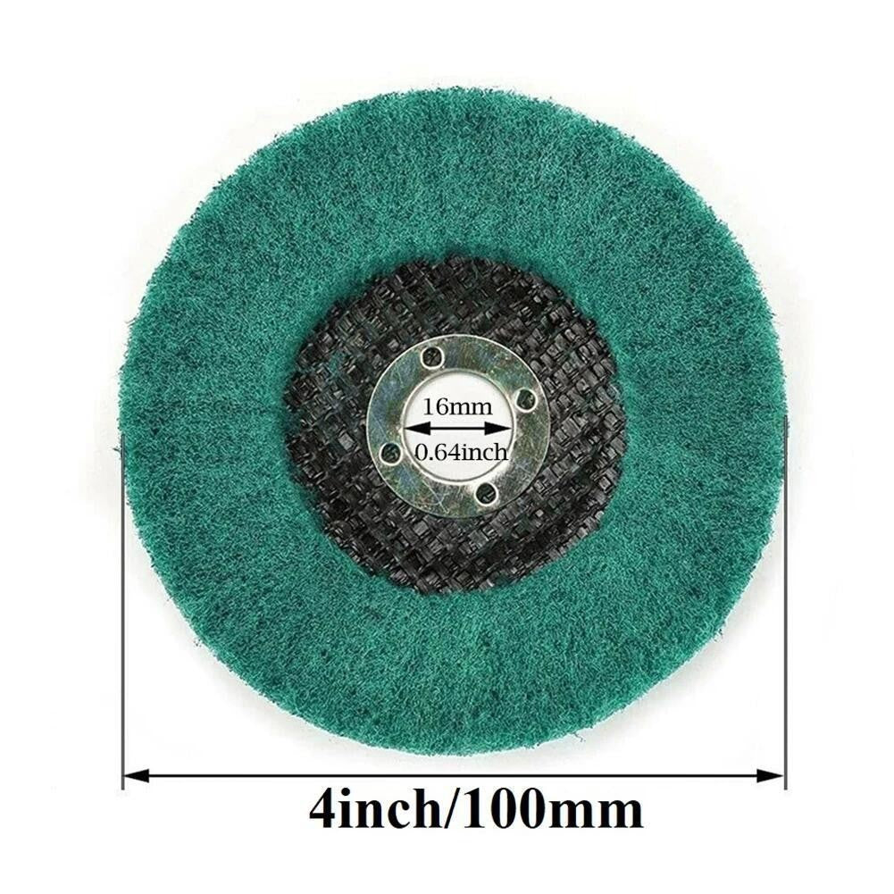 4" Nylon Fiber Wheel Flap Disc Abrasive Polishing Buffing Pad for Angle Grinder